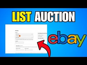 How To List An Auction On eBay (Step By Step Guide)