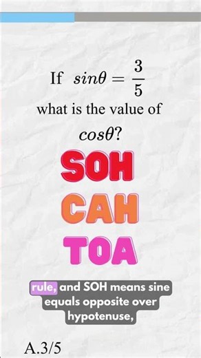 This SAT-Style Trigonometry Problem Is Actually Easy