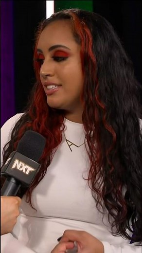 Ava has a BIG announcement regarding the #WWENXT Championship Match at No Mercy! 👏