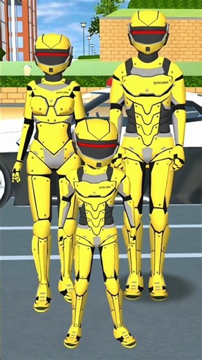 Robot polisi super Yuta👮🏻#sakuraschoolsimulator #shorts #youtubeshorts