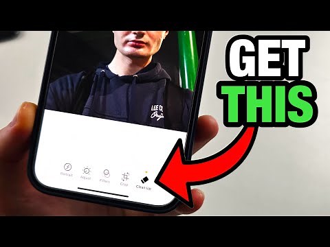 How To Use Clean Up on iPhone iOS (Photo Background Editor)