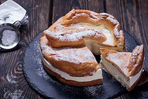 Karpatka Eclair Cake - Polish Carpathian Mountain Cream Cake