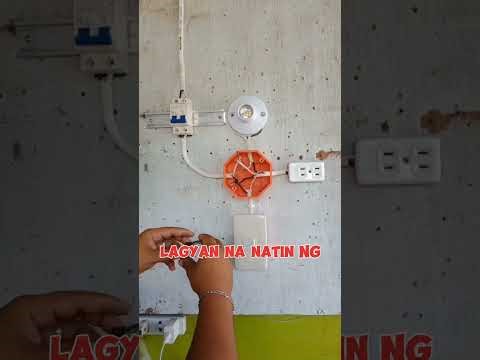 paano mag install ng ilaw at outlet step by step tutorial