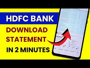 HDFC Download Statement - How to Download Statement from HDFC Bank Application?