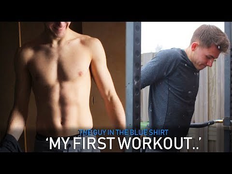 'MY FIRST WORKOUT IN A YEAR' | The Guy In The Blue Shirts