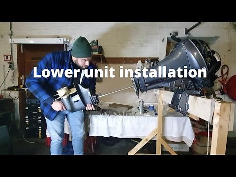 DIY lower unit installation | Yamaha 6, 8, 9.9HP 4stroke outboard | FT8 | EPS3 2002 - 2014