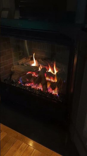 Gas Fireplace Service - Before & After! #gasfireplace #fireplaceservice #service