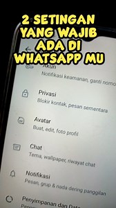 2 Settingan Yang Wajib Ada Di Whatsapp mu #android #trik #cara | Har Trik N Trick