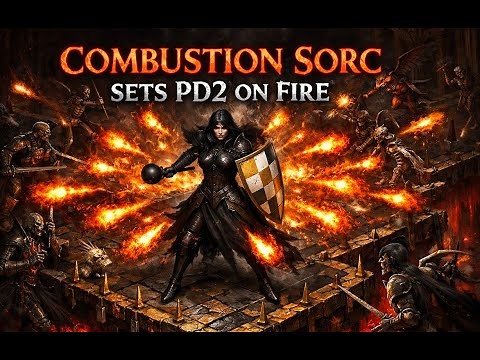 Season 12 Combustion Sorc Showcase – Gear Overview & Endgame Gameplay | Project Diablo 2