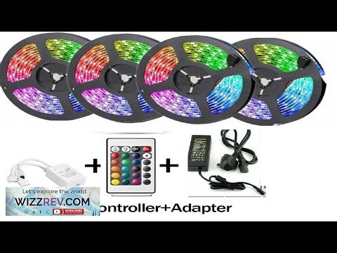 5050 RGB Colour Changing LED Strip Lights Tape TV Under Cabinet Kitchen