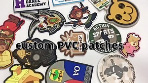 Hot Wholesale Custom PVC Garment 3D  Embossed Brand Logo Soft Plastic PVC Silicone Rubber Labels Patch Badge