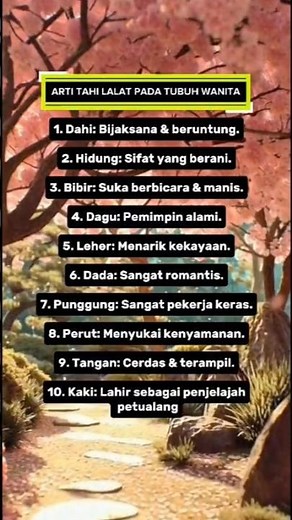 Arti tahi lalat pada tubuh wanita,ternyata punya makna tersembunyi! #quotes #cerita #informasi