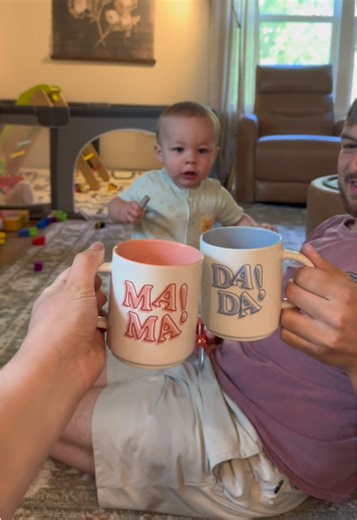 found the CUTEST mugs at target yesterday 🥹🤍 LINK in bio in SHOPMY! #targetfind #momanddad #mama #dada #babyboy