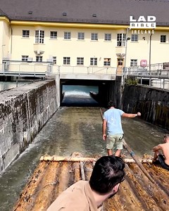 42K views · 123 reactions | You're definitely getting soaked on this giant log flume  | LADbible Ireland | Facebook
