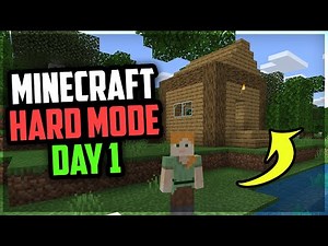 Minecraft Survival HARD MODE: DAY 1 (Back To Basics)