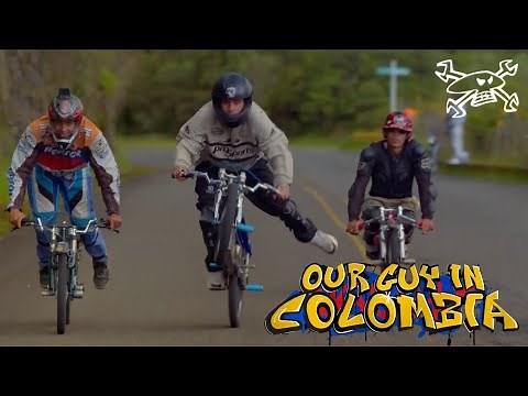 Gravity Racing Downhill from Colombia's HIGHEST Road | Our Guy In Colombia