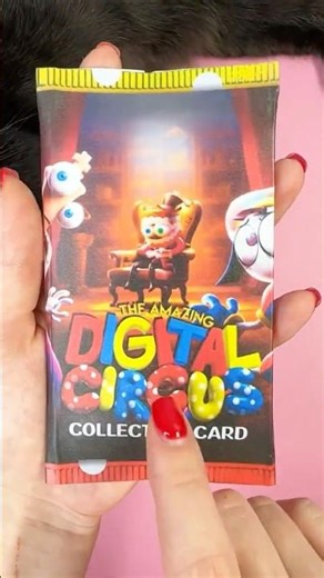 DIY Collection Card The Amazing Digital Circus #papercraft #unboxing #digitalcircus #blindbox #diy