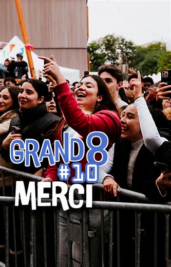 #GRAND8 🎉 Découvrez le retour en images de la 10e édition du Grand 8, l'événement de rentrée de l'Université ! 👇 | Université Paris VIII Vincennes - Saint-Denis