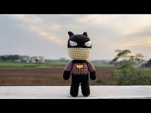 Crochet Batman Amigurumi Tutorial | Easy Step-by-Step for Beginners