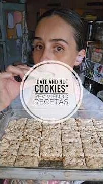 NUT AND DATE COOKIES (GALLETAS DE NUEZ Y DATIL), 1973.