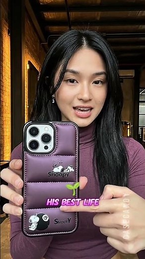 Cute Snoopy Down Jacket iPhone Case! 3D Puffer Plush for 17 16 15 14 😍🧸