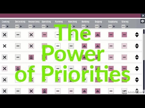 Priorities mechanics : Tutorial nuggets : Oxygen not included
