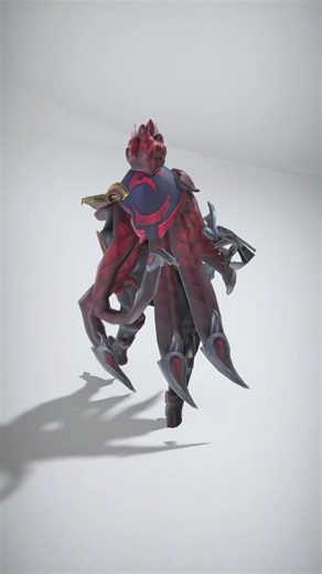 Armored Knight with Dual Blades and Futuristic Helmet - AI Rigged 3D Character