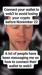 56K views · 471 reactions | Connect your wallet to web3 to avoid losing your crypto before November 22 A lot of people have been messaging me on how to connect their wallet to web3 #Bitcoin #BTC #crypto #cryptocurrency #xrp | Zach Rector | Facebook