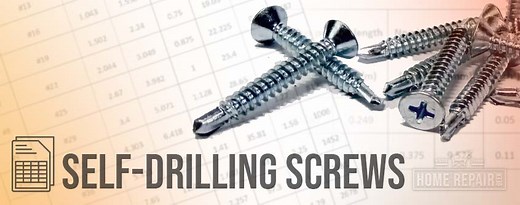 Self-Drilling Screw Size Chart: Full Guide for All Your DIY Needs | Home Repair Geek