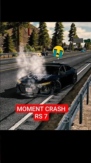 The Moment of the Crash 😲 RS 7, Car Parking Multiplayer #carparkingmultiplayer #shorts