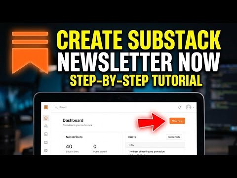 How to create a newsletter with Substack - Step By Step