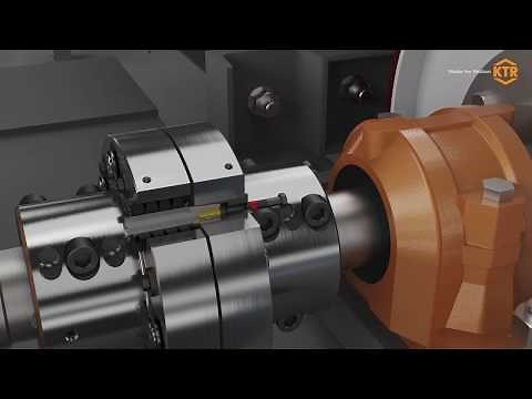 Assembly of REVOLEX KX-D and ROTEX S-H coupling with split hubs | KTR Systems