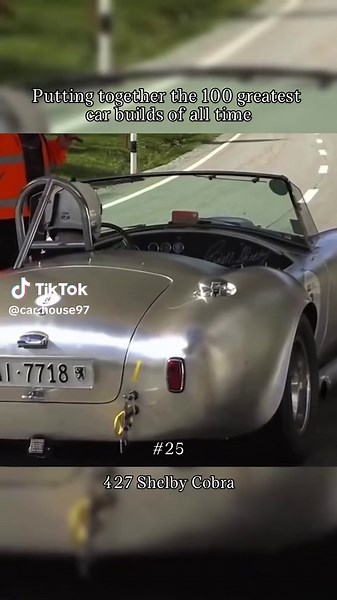 Born from a simple but bold idea by Carroll Shelby, take a lightweight British roadster and fit it with a massive American V8. The earlier Cobras used smaller engines, but the 427 version required an entirely new chassis because the power and torque were too much for the original frame. Shelby developed a stronger, wider suspension setup and dropped in Ford’s 427 cubic inch big block, turning the Cobra into one of the most brutal road cars of its time. What made the build so special was the bala