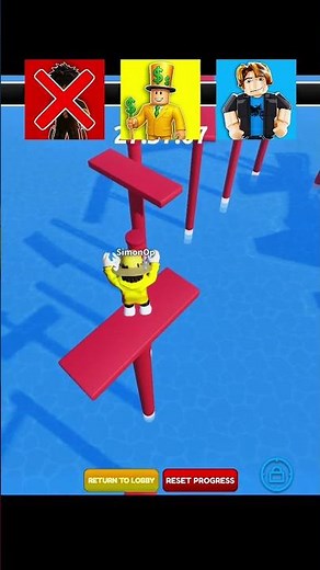 Parkour Battle! Slender 🔴 vs Rich Man 🟡 vs Bacon 🔵 Who will survive the craziest parkour race ever?!