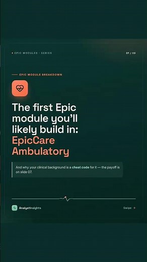 Break Into Epic: Start With This Module #epicanalyst #healthcareit #nursetoanalyst