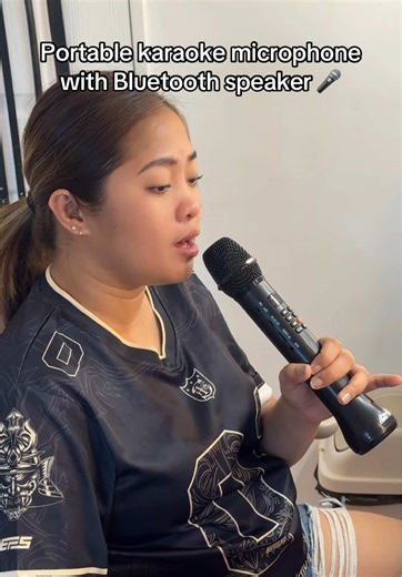 Portable Karaoke Microphone with Bluetooth Speaker