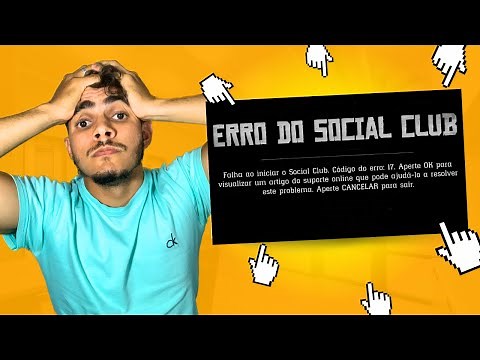 Como CORRIGIR o ERRO 17 | SOCIAL CLUB| RED DEAD REDEMPTION 2 E GTA 5 - Carvalho Gamer