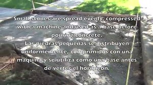 How to build Concrete Sidewalk Brick Porch ¿Cómo construir Porche hormigón ladrillo Acera