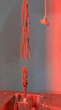 Testing of HTS strand.