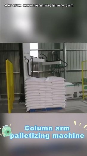 Turnkey Feed Palletizer Robot | Fully Automated Bag Stacking #roboticpalletizer
