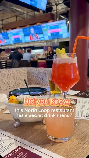 Look About Lindsey on Instagram: "@therabbitholempls just opened in the North Loop! For the secret menu, find QR code stickers hidden around the restaurant. Make sure to get the tator tot hotdish - it was our fav! #minnesota #minneapolis #lookaboutlindsey"