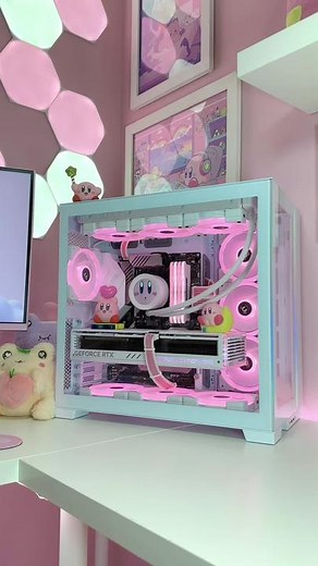 Pink Flower-Themed PC Build: My Pink Poyo PC 💖✨