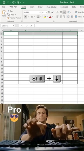 Type Same in Multiple Cells at Once Using One Shortcut in Excel! 😱 #excel #office #spreadsheet | Time to Office