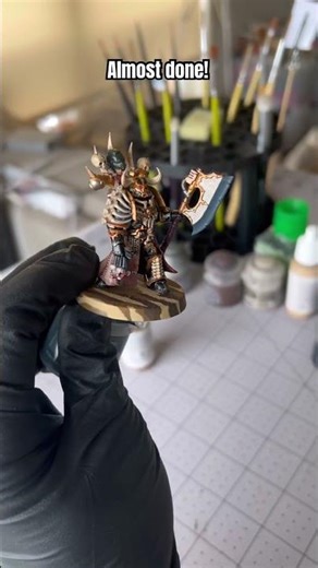 Almost Finished Master of Executions! #warhammer40k #warhammer #tabletopgame #miniaturepainter