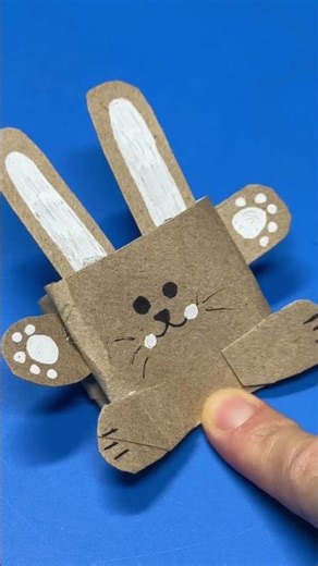 Crafting Adorable Bunny Toys from Toilet Rolls! 🐰
