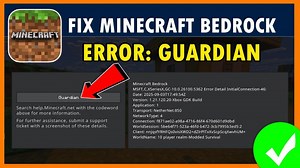 How To Fix Minecraft Bedrock Error Code: Guardian | Recover Android Data