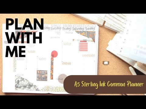 PLAN WITH ME | STERLING INK COMMON PLANNER | NO STICKER KIT