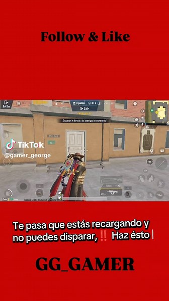 TIP | Como recargar tu arma y poder interrumpir al disparar 💯.. (PUBGMOBILE) #PUBGMCreatorHub #paratii #fyp #viraltiktok #foryou