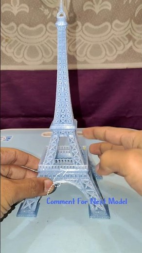| Day 36/365 |3D Printed Eiffel Tower | Detailed Miniature Model #tech #3dprinting #toys