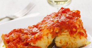 Filets de poisson, sauce tomate pimentée